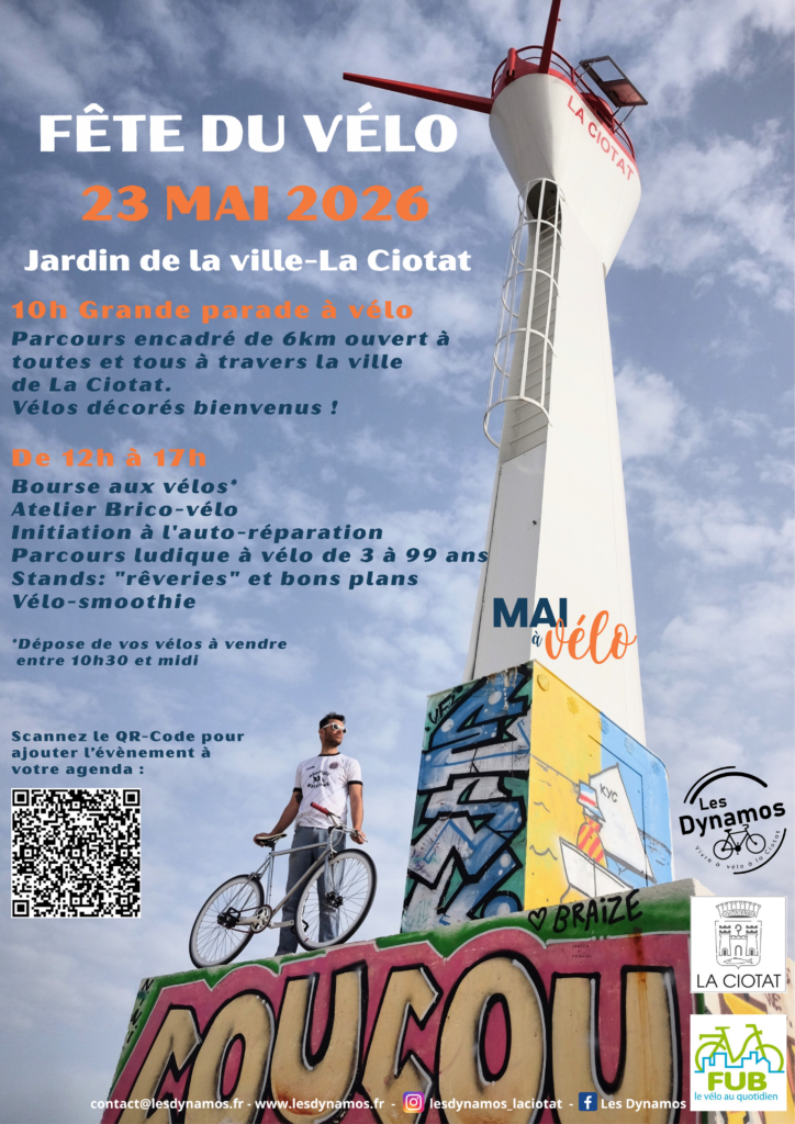 Affiche fête du vélo 2026 à La Ciotat