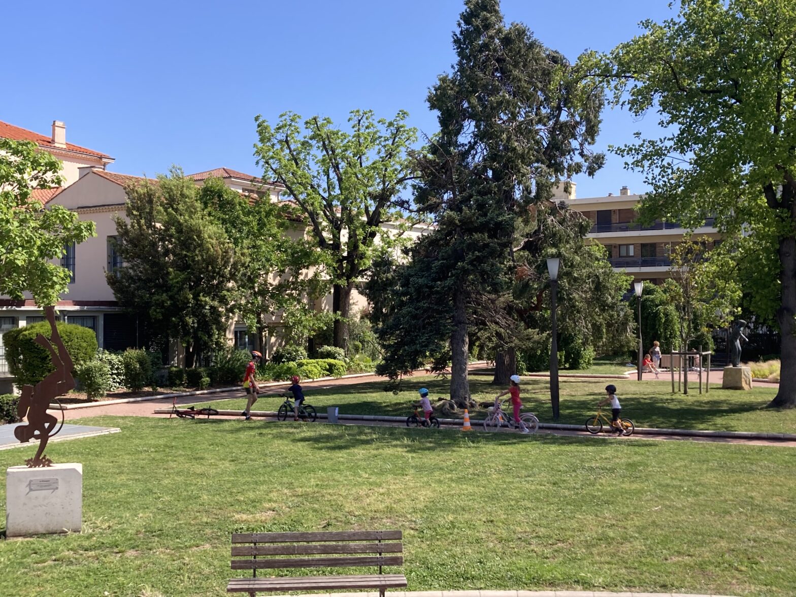 Fête du vélo au Jardin de la Ville